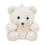 LLAVERO OSO 10cm - BLANCO
