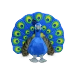 PAVO REAL KIARA 25cm - AZUL