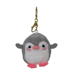 LLAVERO PINGÜINO 9cm - GRIS