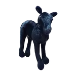 CABALLO AZABACHE 36cm - NEGRO