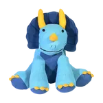 DINO CUERNITO 32cm - AZUL